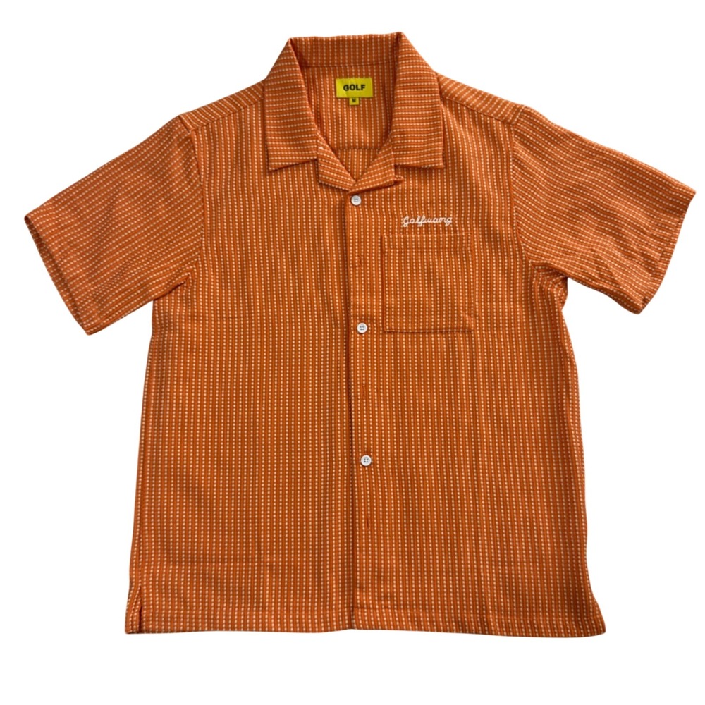 Golf Wang Orange Short Sleeve Button-Down Shirt